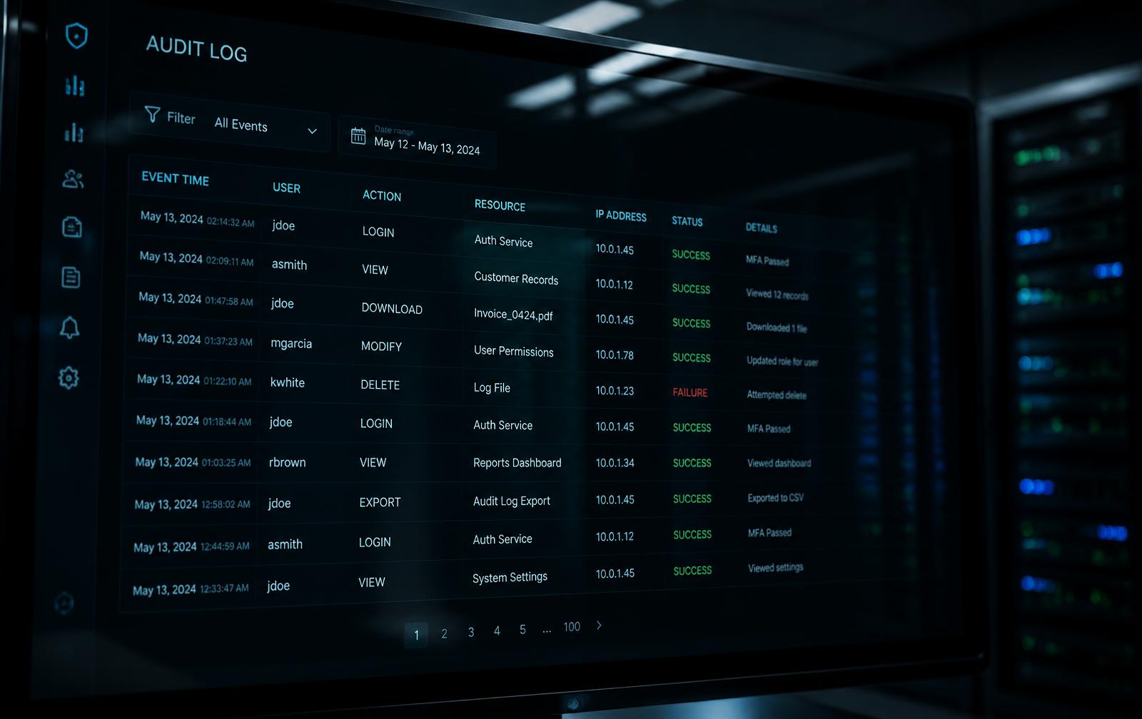 Access records are a product feature, not an afterthought.